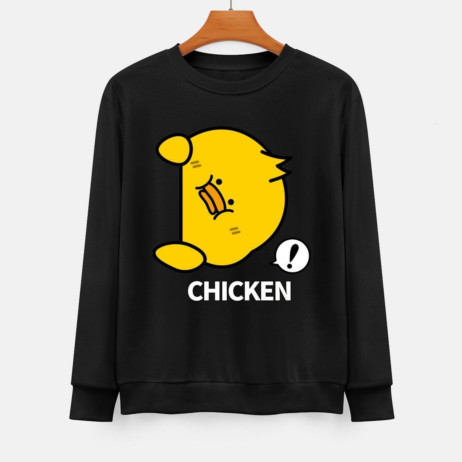 Front Patterned Long Sleeve TopCoreLine Simple